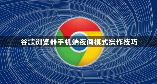 谷歌浏览器手机端夜间模式操作技巧1