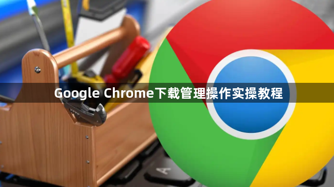 Google Chrome下载管理操作实操教程1