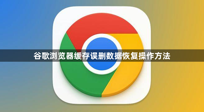 谷歌浏览器缓存误删数据恢复操作方法1