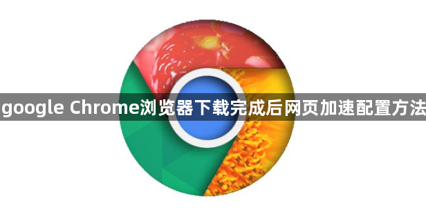 google Chrome浏览器下载完成后网页加速配置方法1