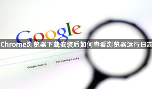 Chrome浏览器下载安装后如何查看浏览器运行日志1