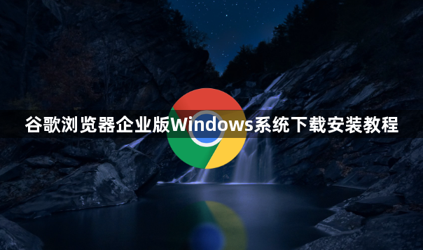 谷歌浏览器企业版Windows系统下载安装教程1