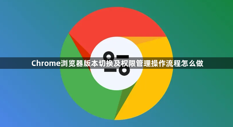Chrome浏览器版本切换及权限管理操作流程怎么做1