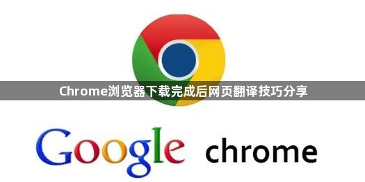 Chrome浏览器下载完成后网页翻译技巧分享1