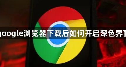 google浏览器下载后如何开启深色界面1