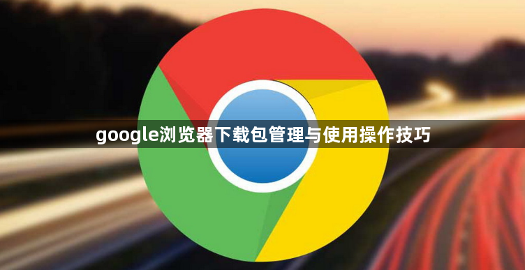 google浏览器下载包管理与使用操作技巧1