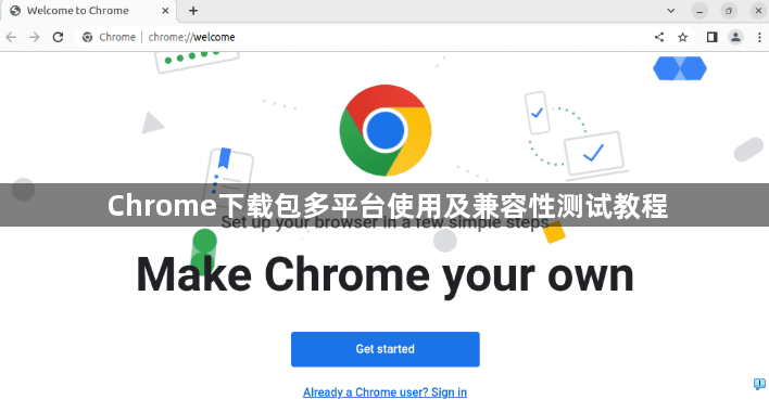 Chrome下载包多平台使用及兼容性测试教程1