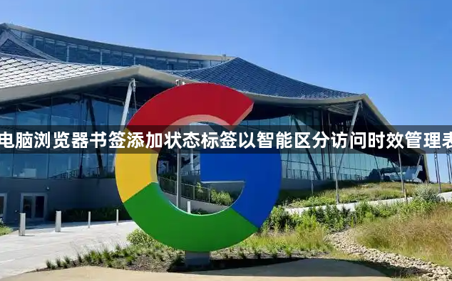 电脑浏览器书签添加状态标签以智能区分访问时效管理表1