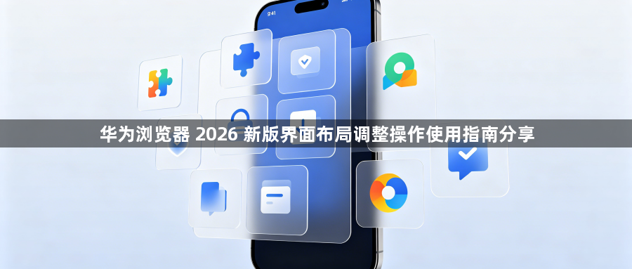 华为浏览器 2026 新版界面布局调整操作使用指南分享1