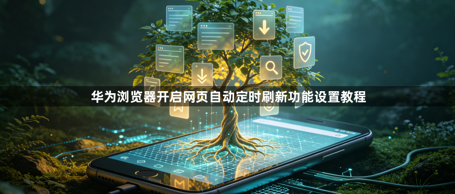 华为浏览器开启网页自动定时刷新功能设置教程1