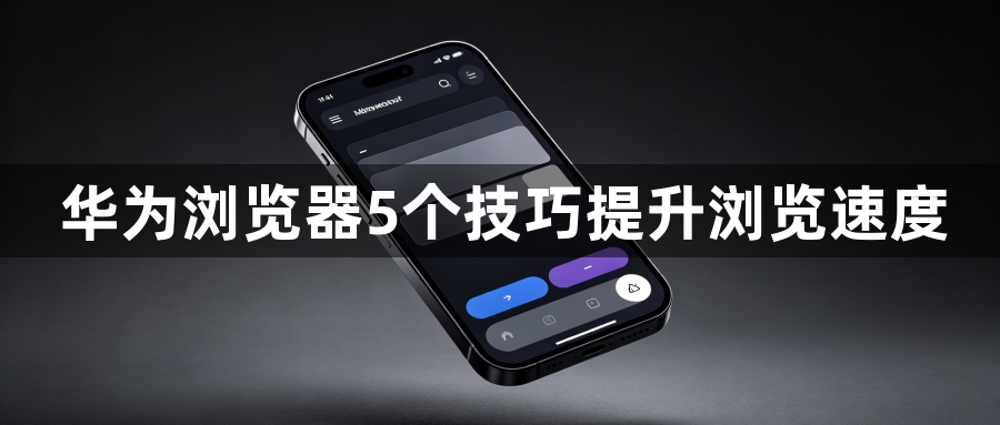 华为浏览器5个技巧提升浏览速度1