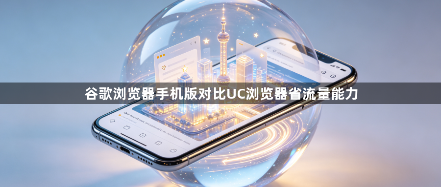 谷歌浏览器手机版对比UC浏览器省流量能力1