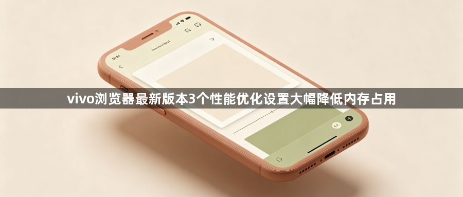 vivo浏览器最新版本3个性能优化设置大幅降低内存占用1