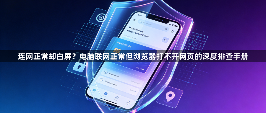 连网正常却白屏？电脑联网正常但浏览器打不开网页的深度排查手册1