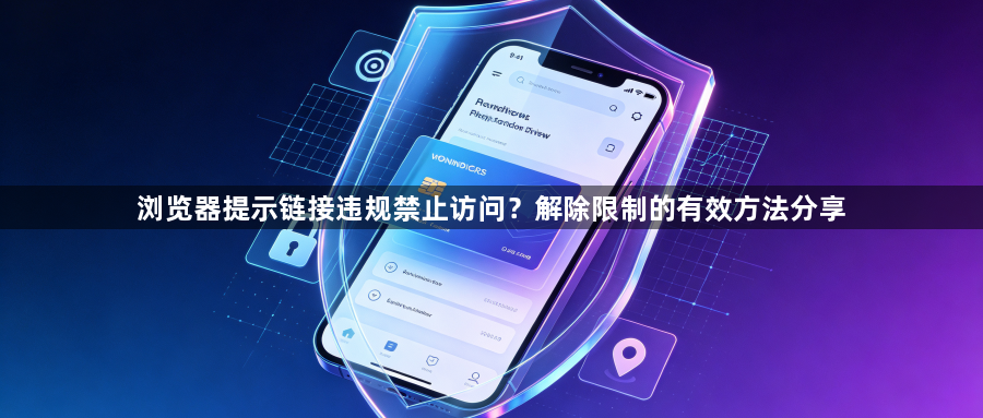 浏览器提示链接违规禁止访问？解除限制的有效方法分享1