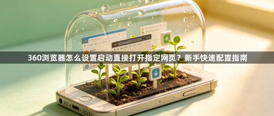 360浏览器怎么设置启动直接打开指定网页？新手快速配置指南1