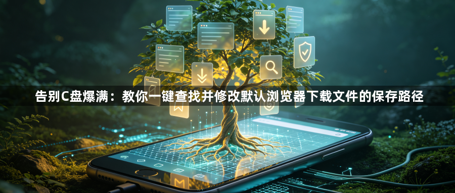 告别C盘爆满：教你一键查找并修改默认浏览器下载文件的保存路径1