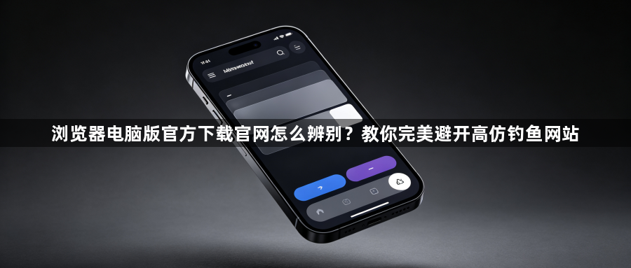浏览器电脑版官方下载官网怎么辨别？教你完美避开高仿钓鱼网站1
