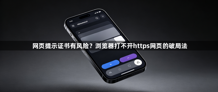 网页提示证书有风险？浏览器打不开https网页的破局法1
