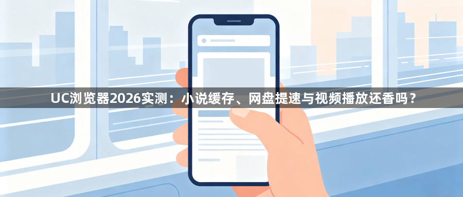 UC浏览器2026实测：小说缓存、网盘提速与视频播放还香吗？1
