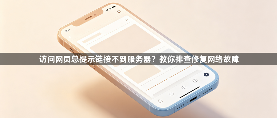 访问网页总提示链接不到服务器？教你排查修复网络故障1