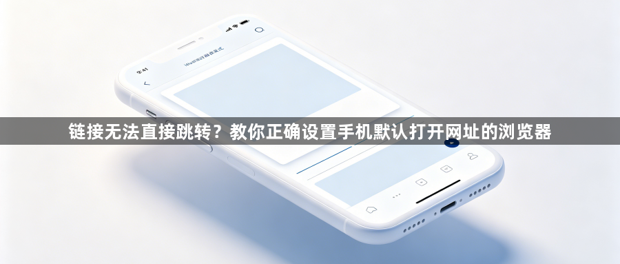 链接无法直接跳转？教你正确设置手机默认打开网址的浏览器1