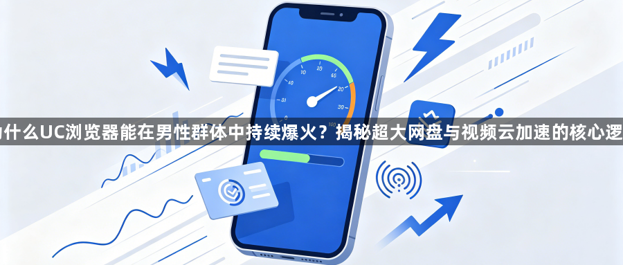 为什么UC浏览器能在男性群体中持续爆火？揭秘超大网盘与视频云加速的核心逻辑1