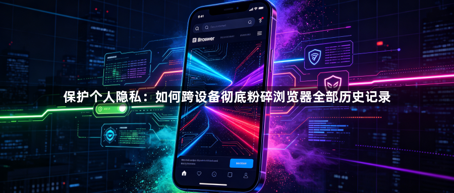 保护个人隐私：如何跨设备彻底粉碎浏览器全部历史记录1
