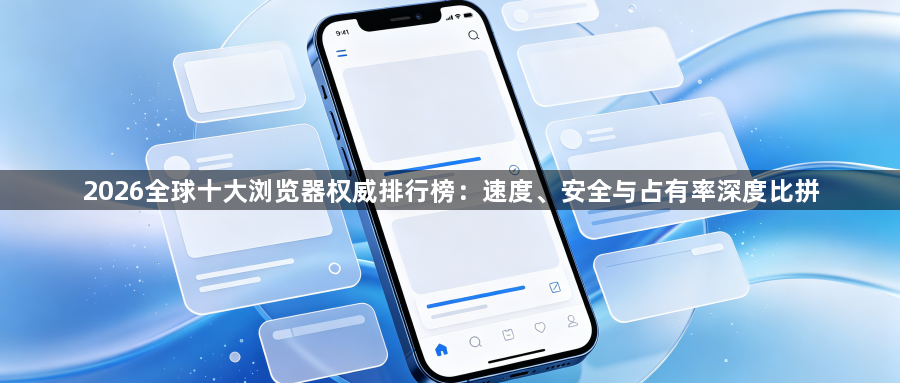 2026全球十大浏览器权威排行榜：速度、安全与占有率深度比拼1