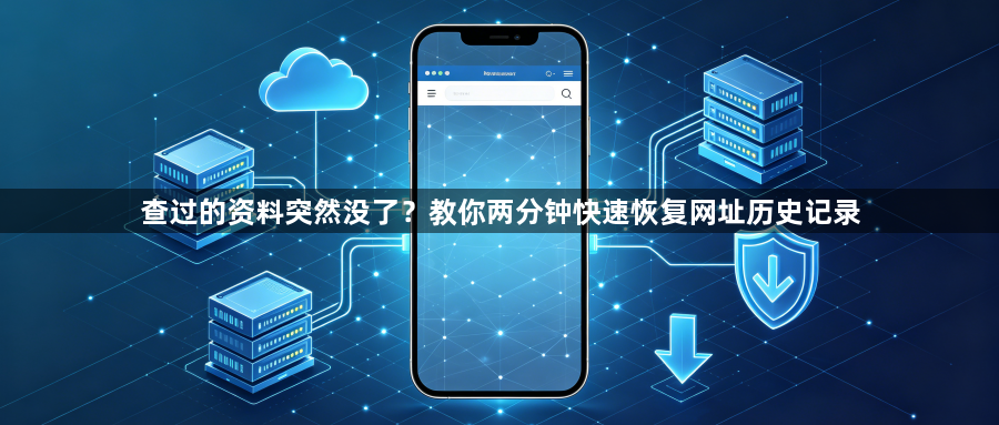 查过的资料突然没了？教你两分钟快速恢复网址历史记录1