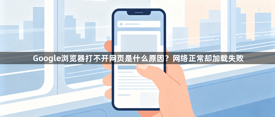 Google浏览器打不开网页是什么原因？网络正常却加载失败1