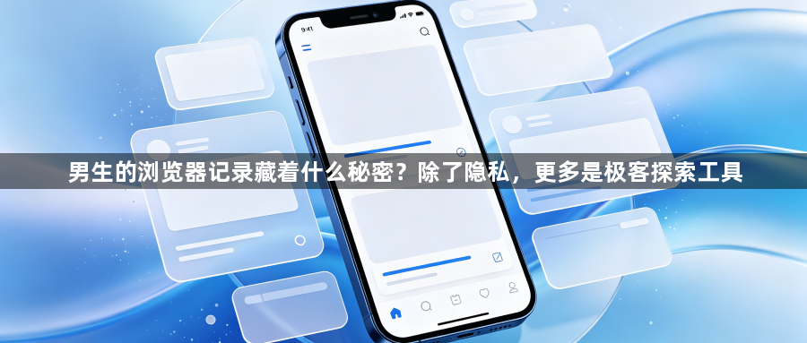 男生的浏览器记录藏着什么秘密？除了隐私，更多是极客探索工具1