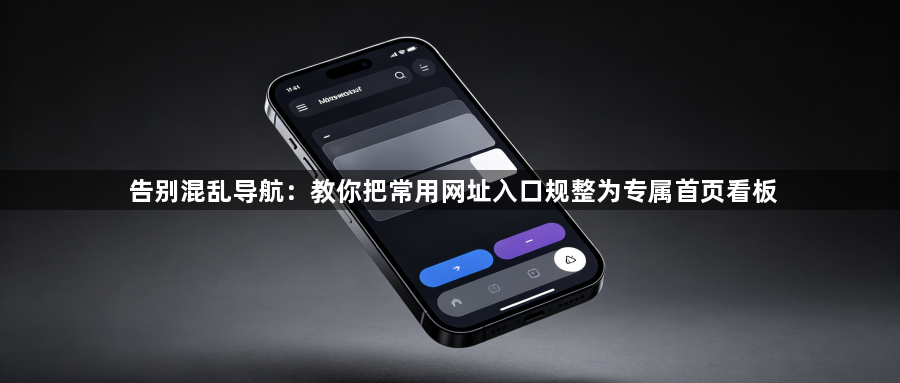 告别混乱导航：教你把常用网址入口规整为专属首页看板1