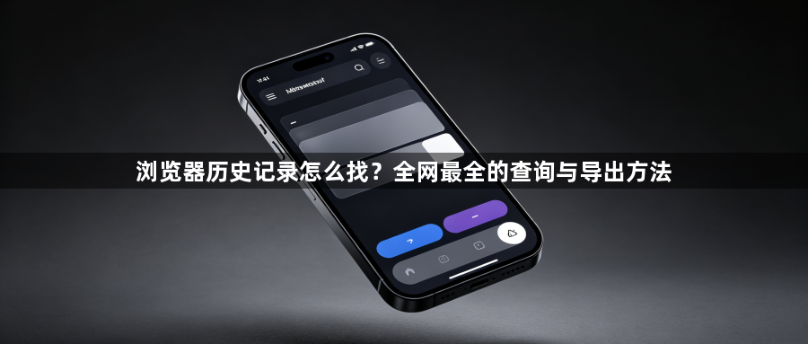 浏览器历史记录怎么找？全网最全的查询与导出方法1