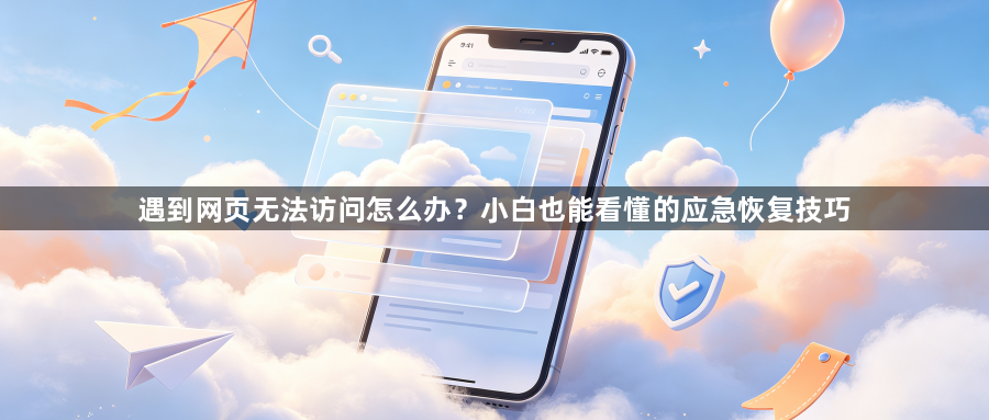 遇到网页无法访问怎么办？小白也能看懂的应急恢复技巧1